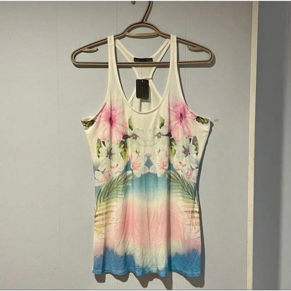 Tropical Racerback Tank - Picture 1 of 3